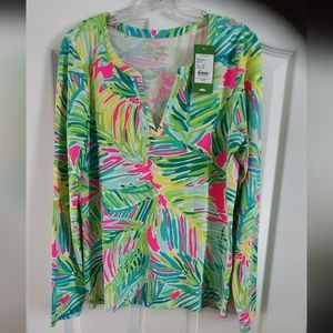 Lilly Pulitzer large long sleeve top